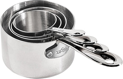 All-Clad Stainless Steel 5-Piece Measuring Cup Set, Kitchen Tools, 5 piece