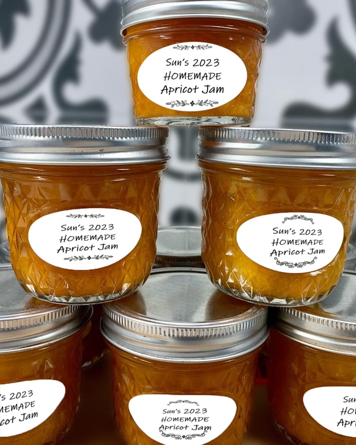 500 Pcs Removable Freezer Labels Jar Canning Labels Stickers, 1 x 2 Inch Self-Adhesive Oval Food Storage Stickers, Bottle Labels for Cosmetic Handmade Gifts Mason Jars, Easy Clean Leaves No Residue