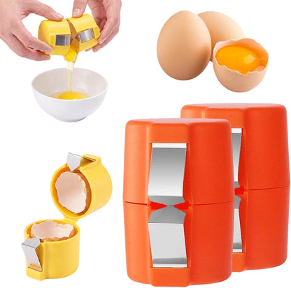 2026 New Egg Shell Opener, Egg Separator Egg Cracker Tool for Raw Eggs