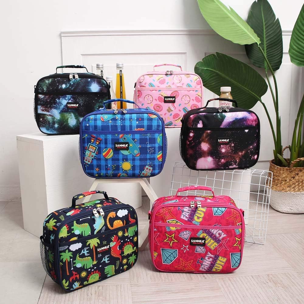 Lunch Bag for Kids Coole Lunch Box Tote for Women Girls Boys Children Student Insulated Bento Bag for School Work Picnic Outdoor Activities