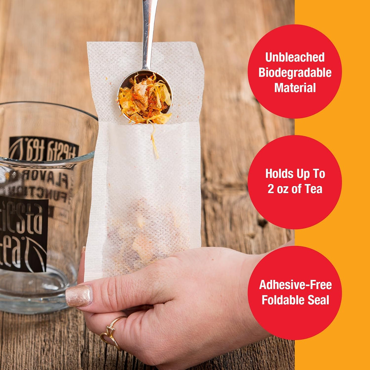 Tiesta Tea Loose Leaf Filters for Brewing