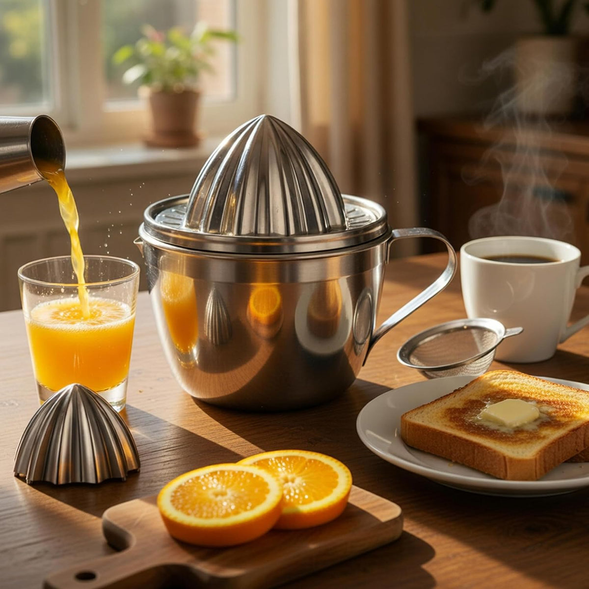 Homestia Citrus Orange Juicer Lemon Lime Fruit Hand Squeezer Kitchen Tool