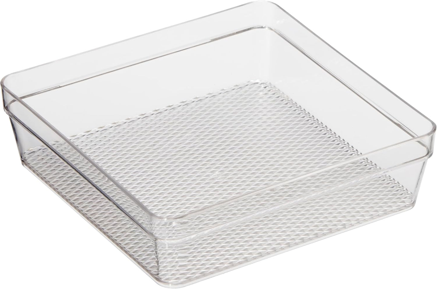 Oggi Clear Drawer Organizer - 3" X 12.5" - Ideal for Organizing Kitchen Drawers, Office, Desk, Silverware, Kitchen Utensils, Cosmetics and Bathrooms