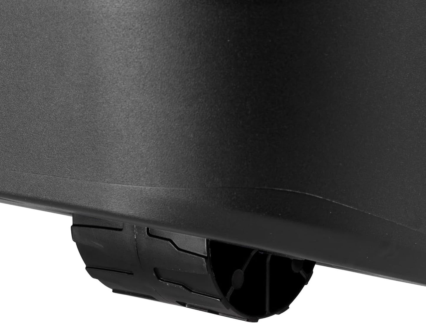 22 Gallon Large Wheeled Footlocker, Heavy Duty Plastic Storage Trunk Container, Lockable with Wheels and Handle, Black