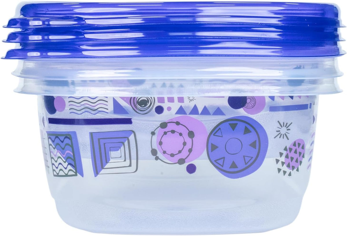 Glad GladWare MatchWare Food Storage Containers with Lids, BPA Free Reusable Plastic 20 Piece Variety Pack for Lunches, Meal Prep, and Leftovers, Leak Resistant, Microwave and Dishwasher Safe