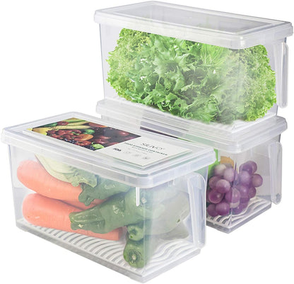 SILIVO Snackle Box Container - 9 Compartment Portable Divided Serving Tray with Lid and Handle,Clear Snack Organizer for Candy, Fruits, Nuts, Snacks - Perfect for Party, Travel and Entertaining