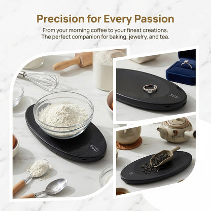 0.1g Rechargeable Portable Tea Scale - Coffee & Loose Leaf