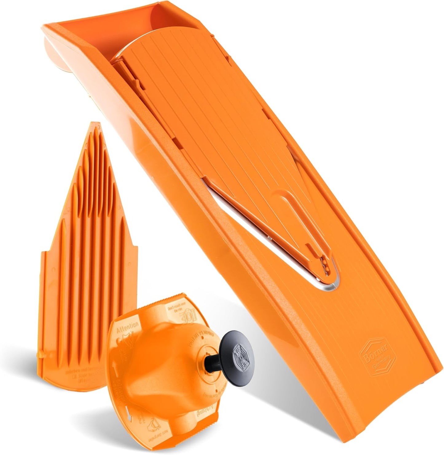 BORNER V Mandoline Slicer Kitchen V1 ClassicLine Starter Set | Vegetable Grater Börner - Quality Made in Germany, Color:White