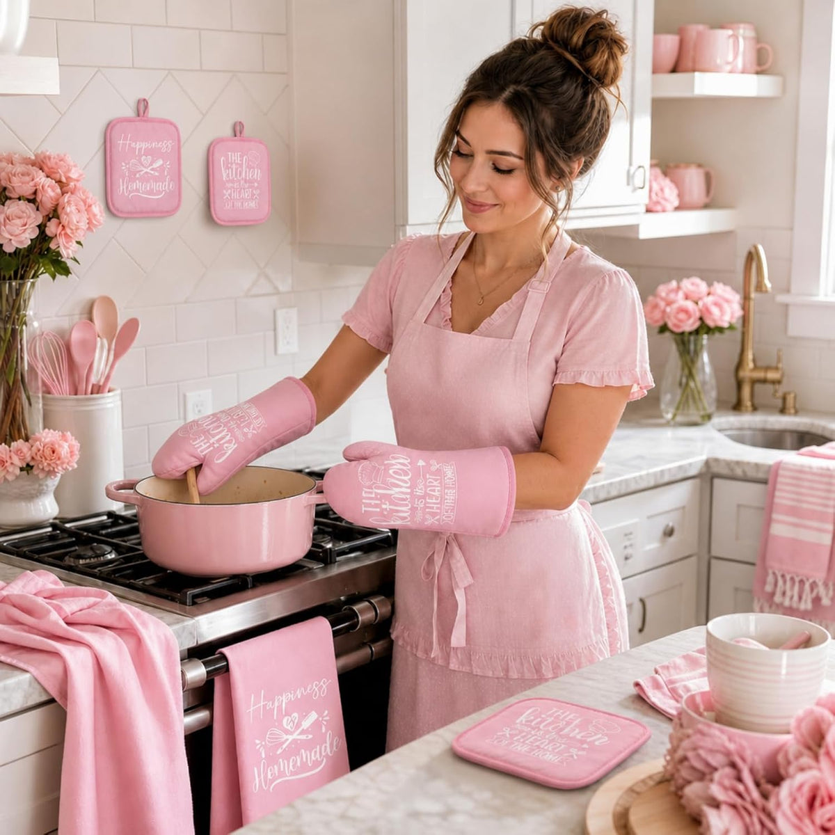 Sratte 6 Pcs Farmhouse Kitchen Decor Accessories Set
