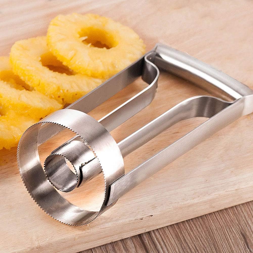 Pineapple Corer Tool, Stainless Steel Pineapple Peeler, Core Remove