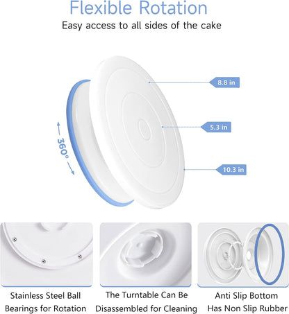 Boyun 138 Cake Decorating Kit, Baking Supplies Tools for Beginners & Pros