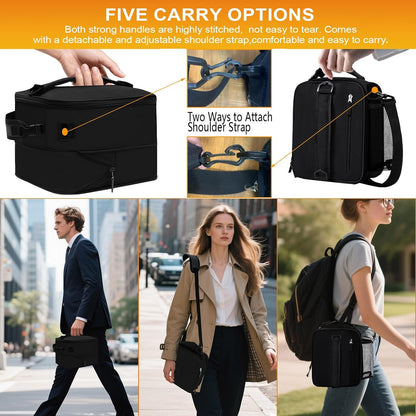 Lunch Box Insulated Lunch bag for Men Teen Kids Boys Adult Portable Stylish Small Lunchbox Special Design for Working Office school Picnic