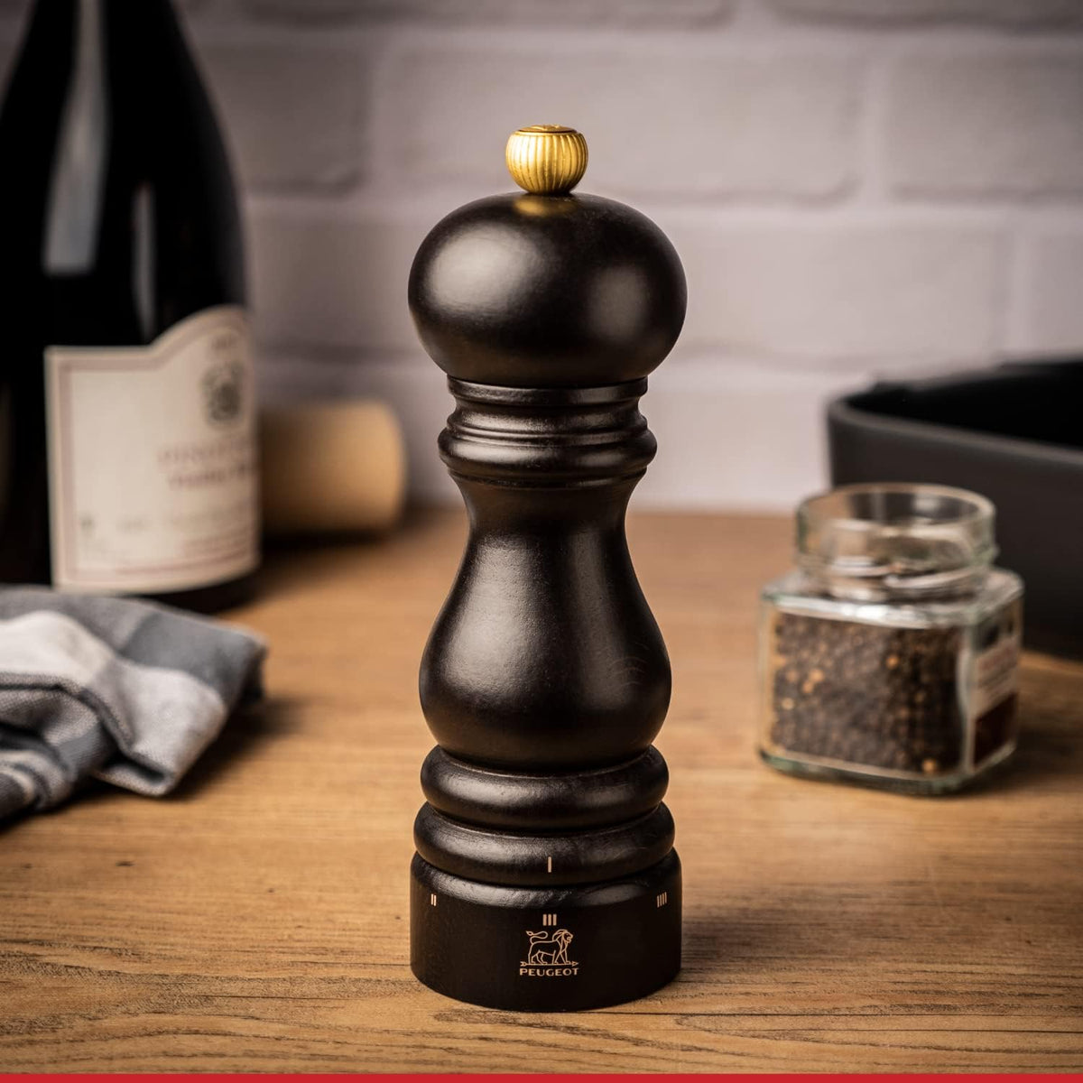 Peugeot Paris Pepper Mill, u'Select, 7 in, Chocolate, PEFC Beech Wood