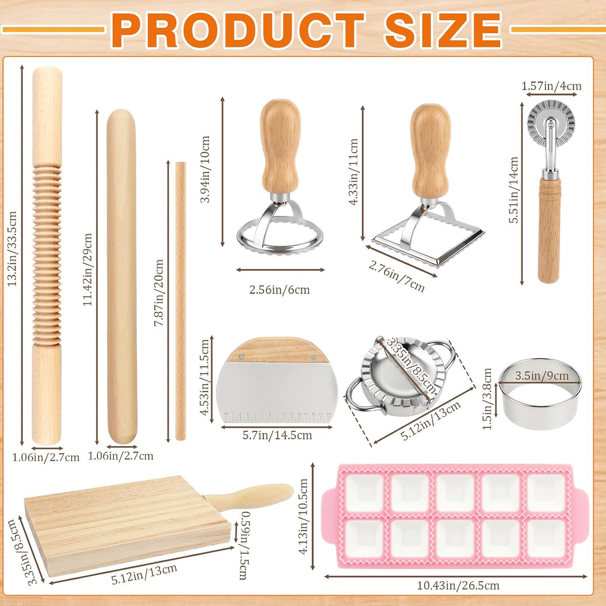 TREWAVE Pasta Making Tools Set, Homemade Pasta Making Kit