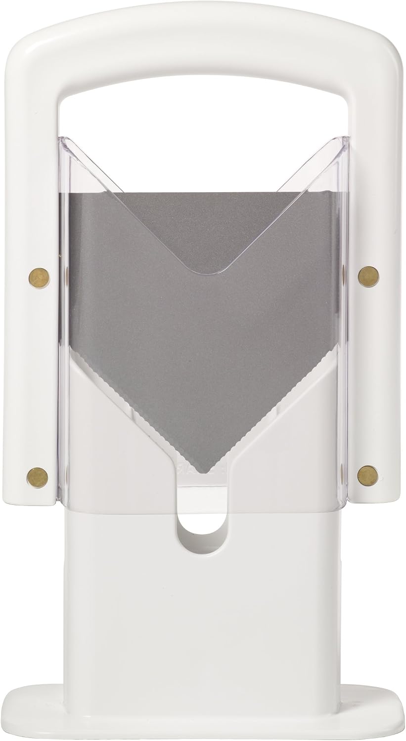 Hoan Bagel Biter Bagel Slicer and Cutter with Safety Shields - Guillotine Style Bagel Cutter Slicer for Large and Small Bagels, English Muffins, Buns, and Rolls - Compact, Dishwasher Safe
