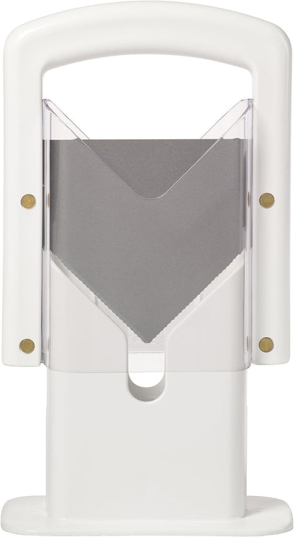 Hoan Bagel Biter Bagel Slicer and Cutter with Safety Shields - Guillotine Style Bagel Cutter Slicer for Large and Small Bagels, English Muffins, Buns, and Rolls - Compact, Dishwasher Safe