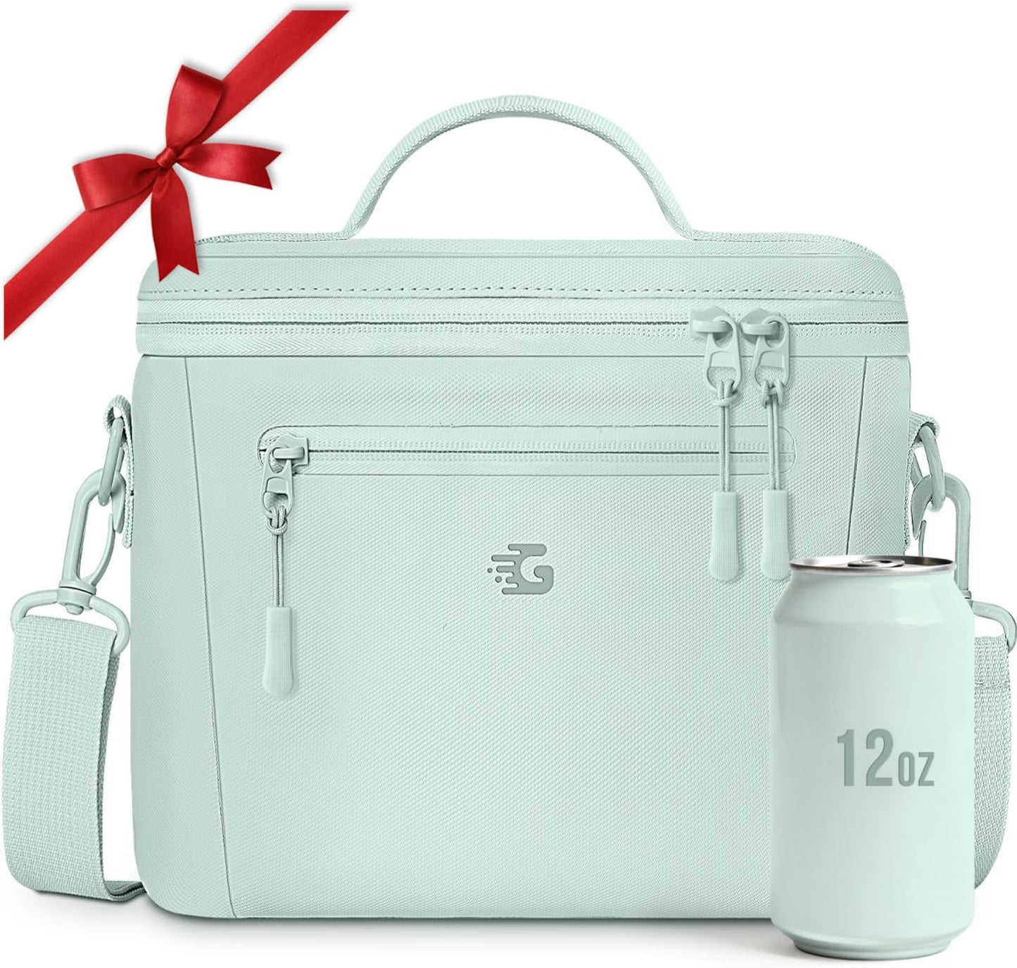 GLORIEROO Insulated Lunch Box Bag Women Girls - Waterproof Leakproof Lightweight Reusable Cooler for School Work Picnic - Back to School