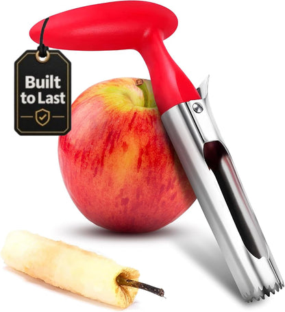 Watermelon Cutter Slicer Tool 2-in-1, Retractable Fork, 304 Steel