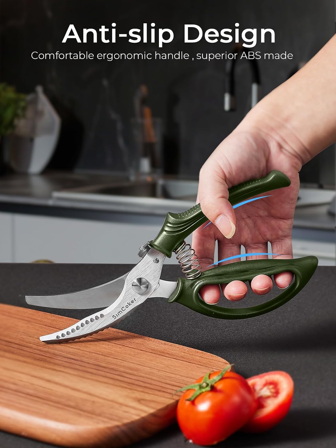 Kitchen Scissors, Forged Stainless Steel Heavy Duty Kitchen Shears, Dishwasher Safe Cooking Scissors for Meat, Poultry & Vegetables