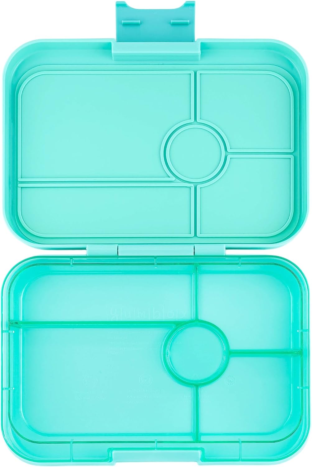 Yumbox Tapas Leakproof Bento Box, 5 Compartments, Antibes Blue | Large Capacity Design | Removable Compartment Tray | Easy-Open Single Latch | Ideal for Teens & Adults | Dishwasher-Safe Tray