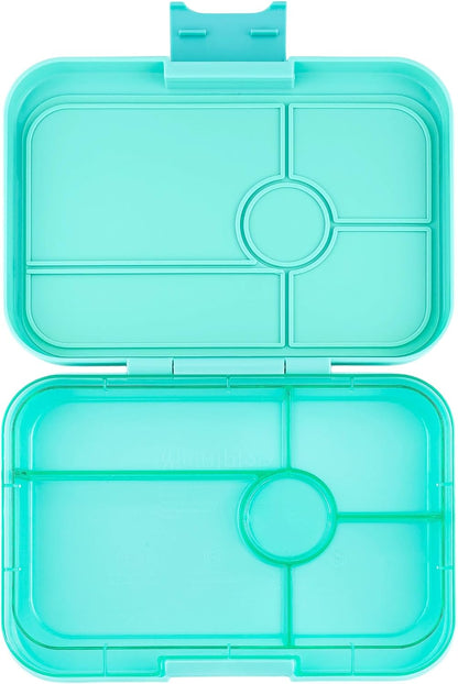Yumbox Tapas Leakproof Bento Box, 5 Compartments, Antibes Blue | Large Capacity Design | Removable Compartment Tray | Easy-Open Single Latch | Ideal for Teens & Adults | Dishwasher-Safe Tray