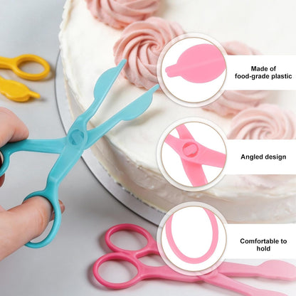 uxcell 3Pcs Flower Lifter Cake Decorating 5.1x2.2" Fondant Tool Purple