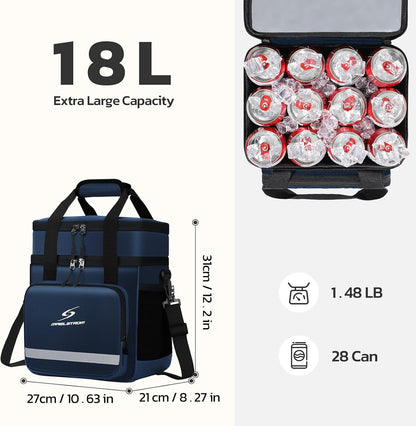 Maelstrom Lunch Box for Men,Insulated Lunch Bag Women/Men,Leakproof Lunch Cooler Bag, Lunch Tote Bag