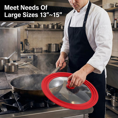 13-14-15 in Universal Pan Lid for Pots, Pans, Diameter Cookware