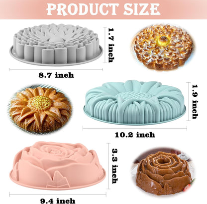 Sakolla 2 Pack Silicone Egg Bite Molds for Air Fryer, Nonstick 7 Cups Air Fryer Muffin Pan for Baking Egg Bite, Mini Muffins, Tart, Mini Cupcake and Quiche (Pink + Green)