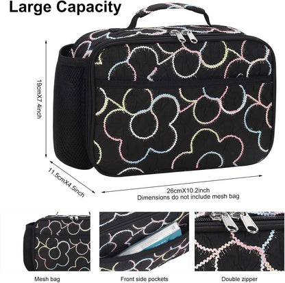 RHCPFOVR Kids Lunch Bag - Insulated Lunch Box for Boys Girls,Washable Lunch Bag and Reusable Toddler Leak-proof Lunchbox for School and Daycare - Colors A