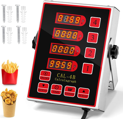 Relaxweex Commercial Digital Kitchen Timer for Cooking, 8 Channel