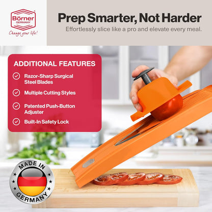 Swissmar Borner V Power Mandoline, V-7000, Red