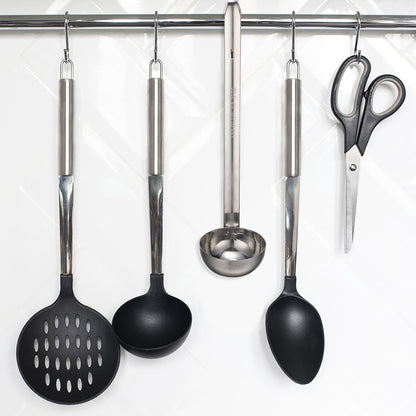 meekoo Stainless Steel Ladles Soup with Long Handle, 6oz