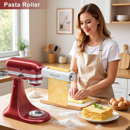 3 Pieces Pasta Maker Attachment for All Kitchenaid Stand Mixers