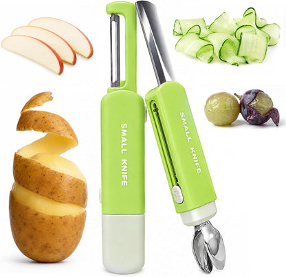 Fruit Vegetable Peeler for Kitchen, Multifunctional & Portable