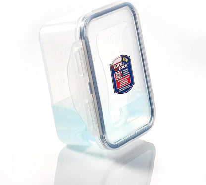 Lock & Lock HPL817S12 Easy Essentials Storage Set/Food Containers Airtight Bins/BPA-Free/Dishwasher Safe, 24 Piece - Clear