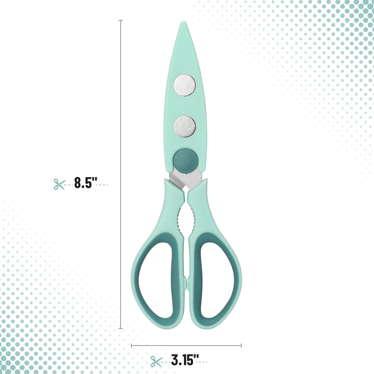 Mr. Pen- All Purpose Kitchen Shears with Protective Sheath, 8 Inch