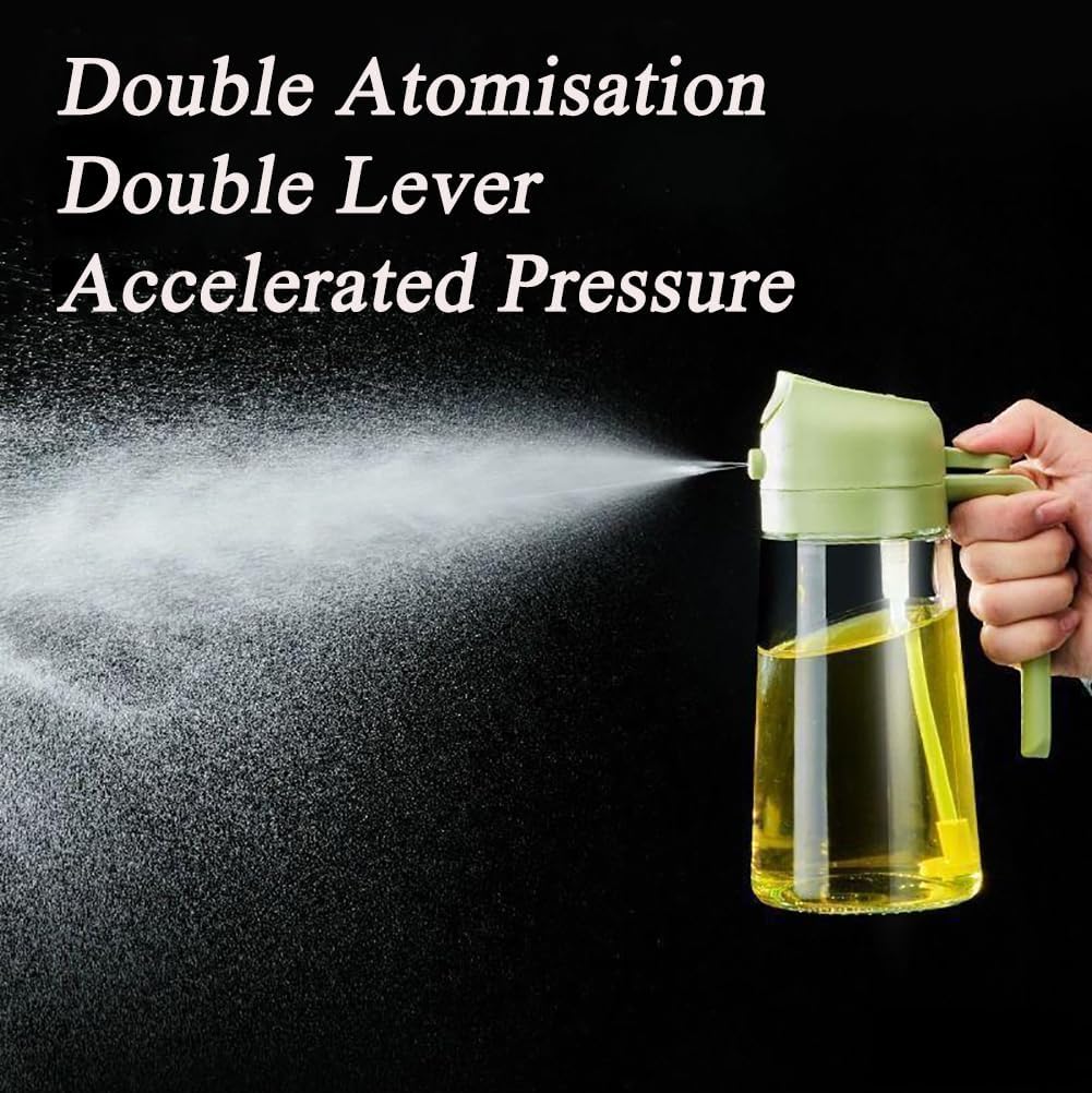 Oil Sprayer for Cooking Olive Oil Sprayer Mister for Air Fryer Vegetable Vinegar Oil Portable Mini Kitchen Gadgets for Baking,Salad,Grilling,BBQ,Roasting