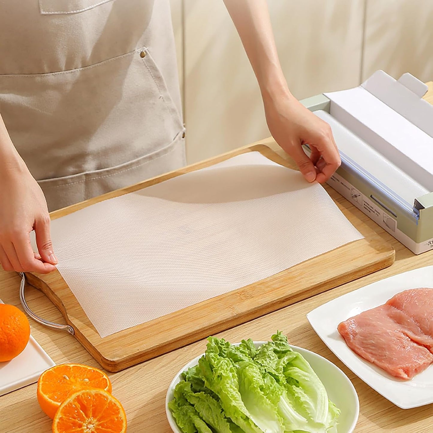 Kitchen Cutting Mats - Non-Slip Cutting Board Mats, Bpa frree Cutting Mat Sheets | Waterproof Kitchen Cutting Mats Large Sheets, Disposablee Cutting Board Mat for Outdoor Kitchen Camping Bbq Travel