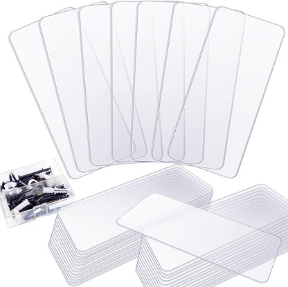 Yookeer 16 Pack 4.25 x 2 in Drawer Dividers for Plastic Storage Bins Storage Hardware Cabinet Dividers for Teacher Toolbox, Small Parts Organizer, Screw Organizer