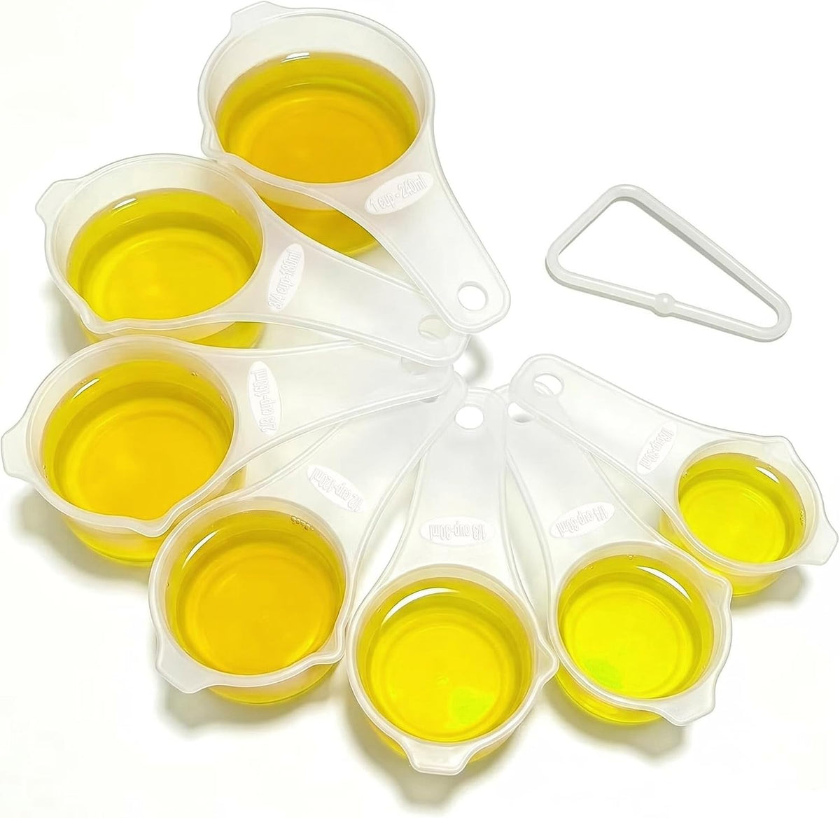 Plastic Measuring Spoons,Assorted Colors