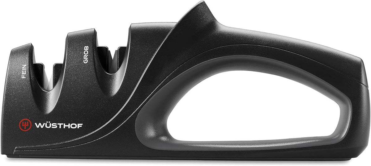 WÜSTHOF 2-Stage Hand-Held Sharpener, Black