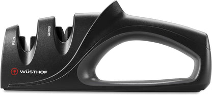 WÜSTHOF 2-Stage Hand-Held Sharpener, Black