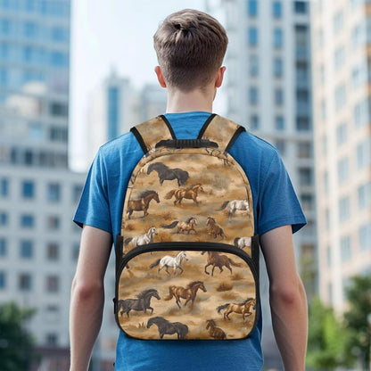 Highland Cow Backpack with Lunch Box Set for Kids Sunflower School Backpack for Girls Boys Back to School Bag Student Travel Backpacks Reusable Utensils Pen Case Water Bottle Bag 5PCS