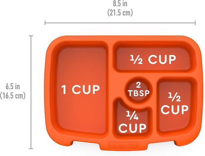 Bentgo® Kids Prints Tray with Transparent Cover - Reusable, BPA-Free, 5-Compartment Meal Prep Container with Built-In Portion Control for Healthy Meals At Home & On the Go (Mermaids in the Sea)