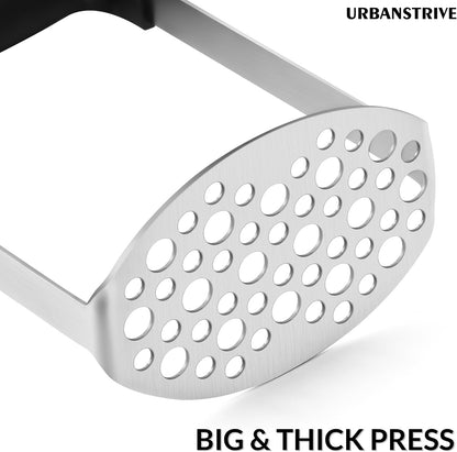 Upgraded Potato Masher Stainless Steel Durable Non-break Handle Rust-proof