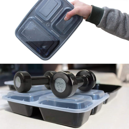 Enther Meal Prep Containers Single Lids Food Storage Bento BPA Free | Stackable | Reusable Lunch Boxes, Microwave/Dishwasher/Freezer Safe Portion Control (28 oz), 12 Pack 1 Compartment
