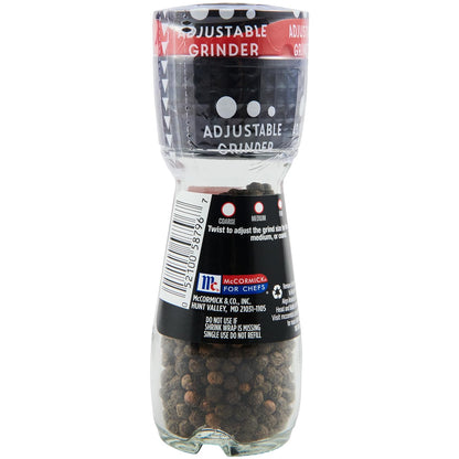 McCormick Sea Salt Grinder, 2.12 oz (Pack of 6) - One 6 Pack of 2.12 Ounce Glass Bottles of Mediterranean Sea Salt, Best for Tabletop Use