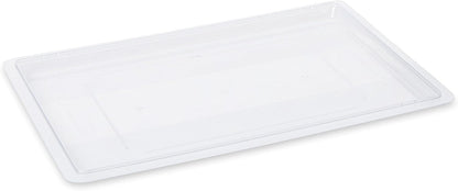 Rubbermaid Commercial Products Polycarbonate Food Storage Box/Tote, 2 Gallon, Clear, for Restaurant/Kitchen/Cafeteria