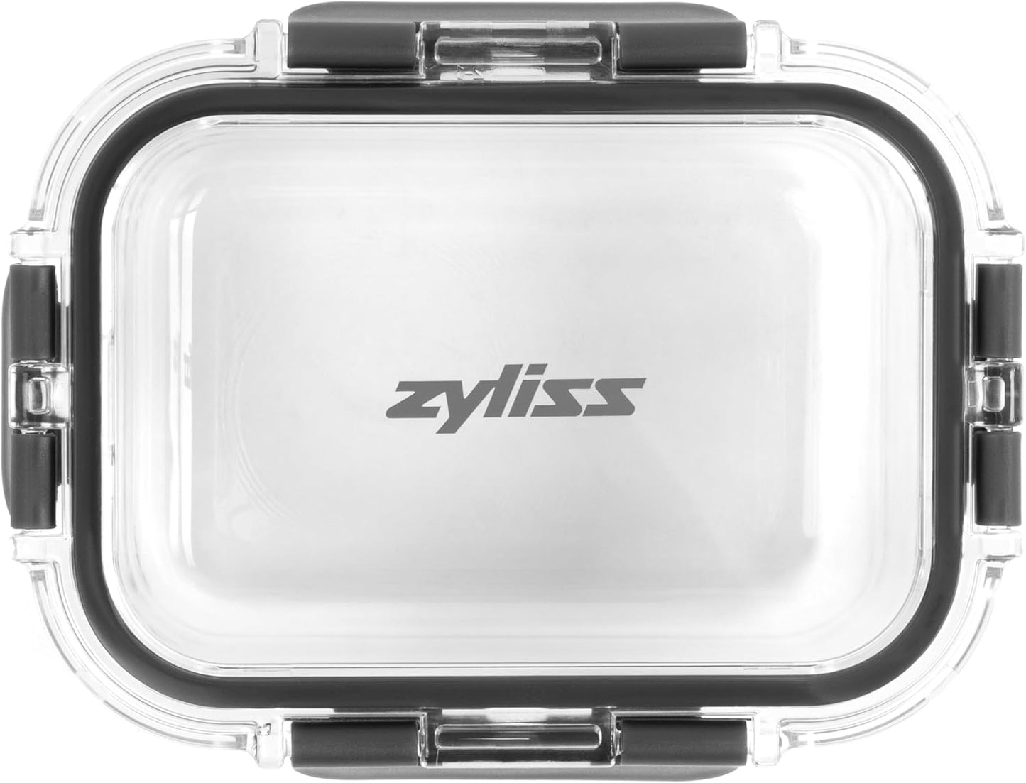 Zyliss Glass Food Storage Container 12.5oz, Shatter Resistant Borosilicate Glass, Airtight Leakproof Tritan Lid, BPA Free, Microwave, Freezer & Dishwasher Safe